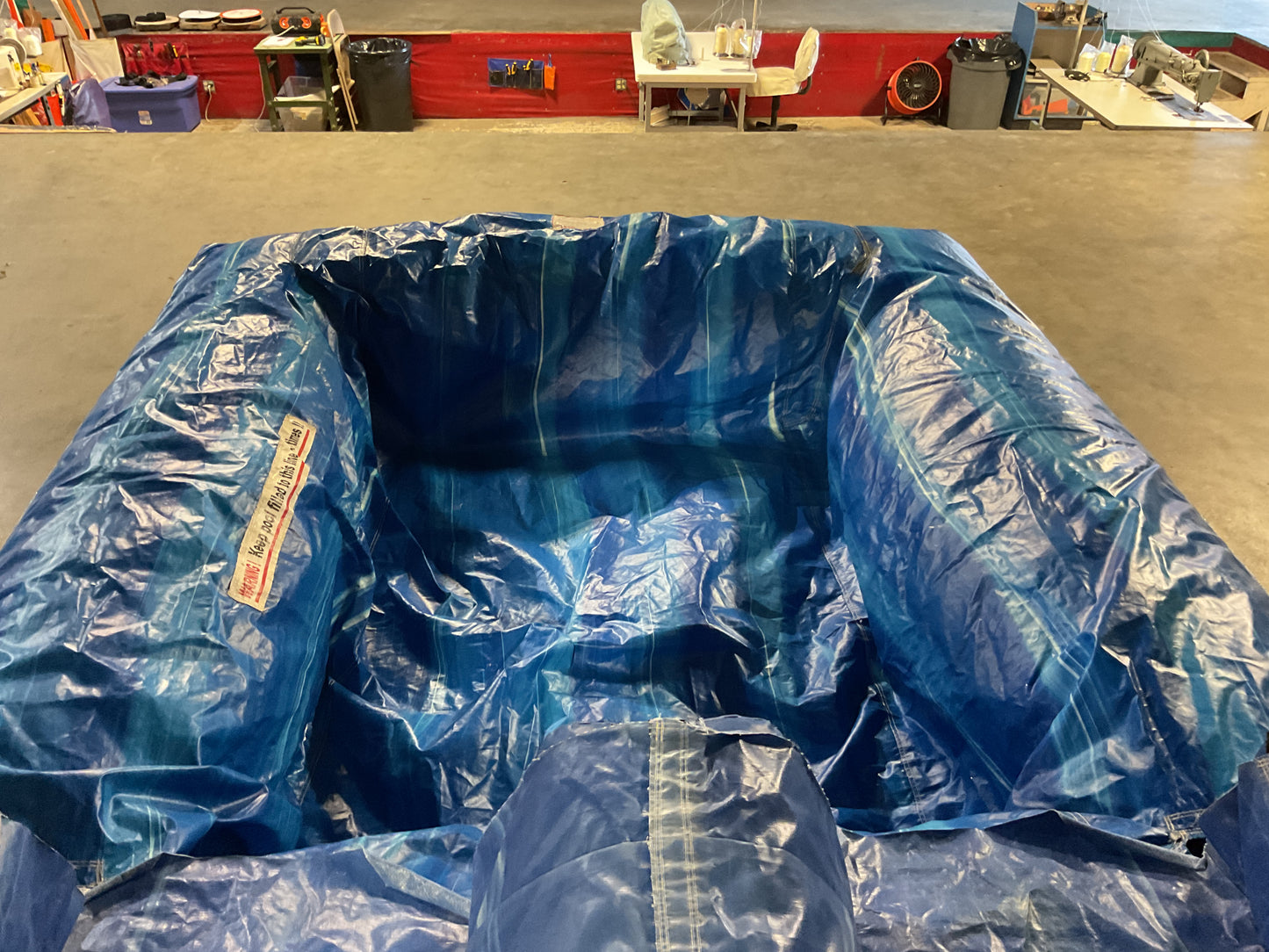 Roaring River Slip-n-slide with pool