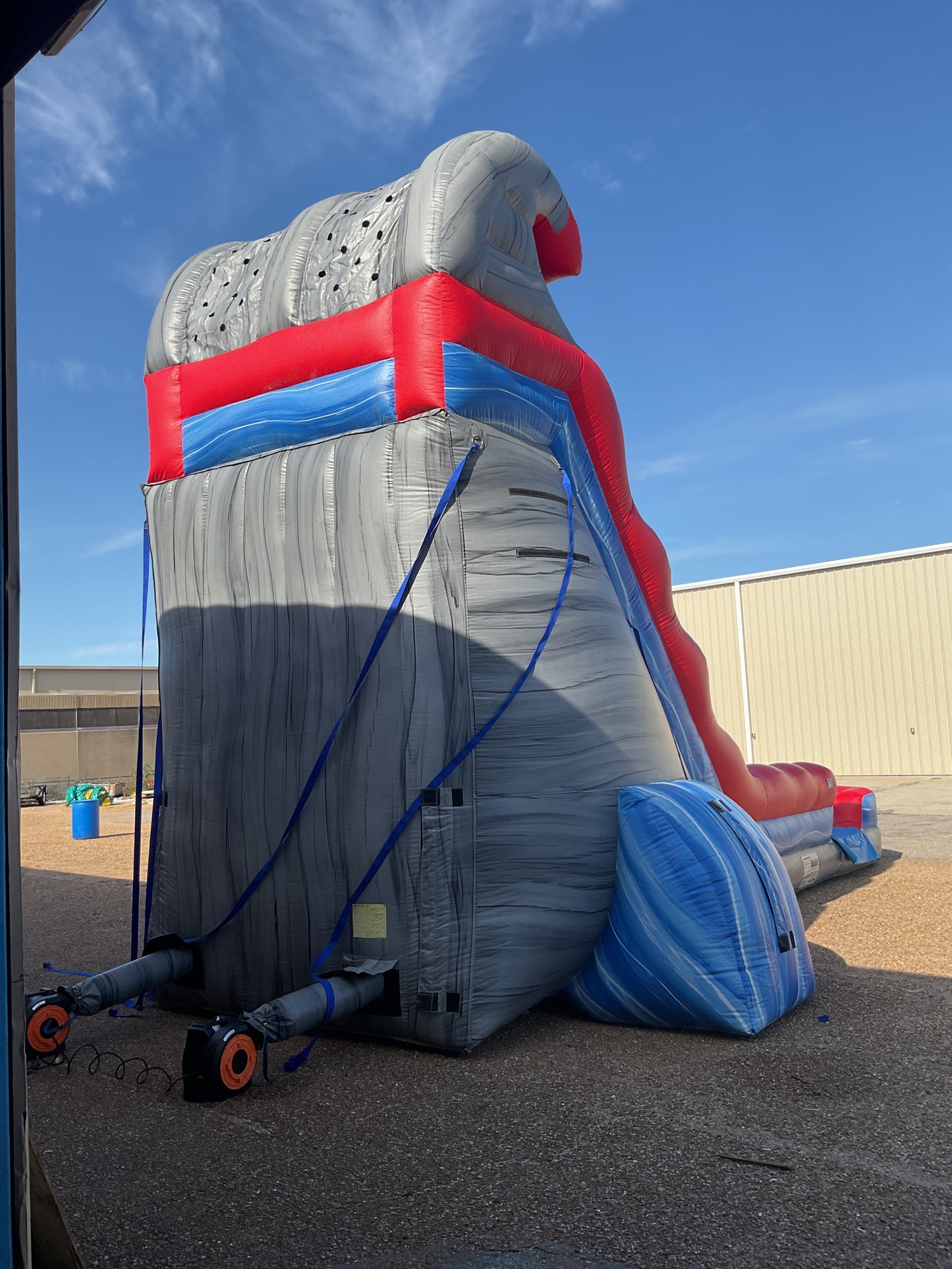 22' Rocky Tsunami Slide with pool