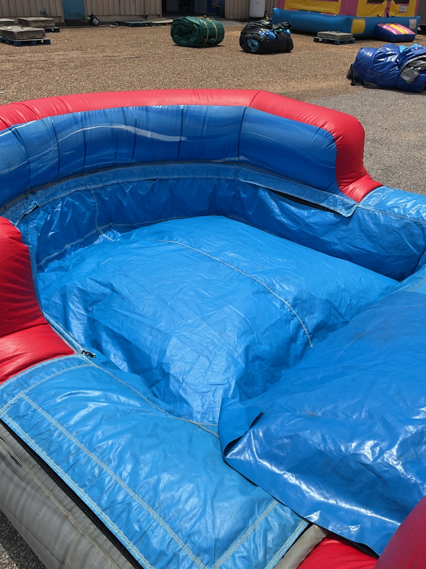 22' Rocky Tsunami Slide with pool