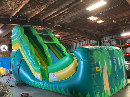 16' Half Pipe Tropical Slide