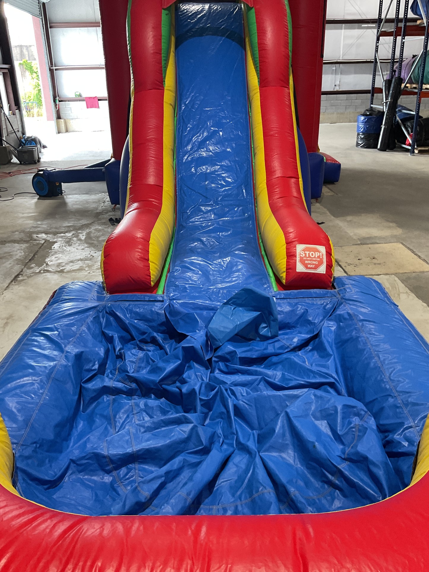 Modular Jump-n-Slide combo with pool