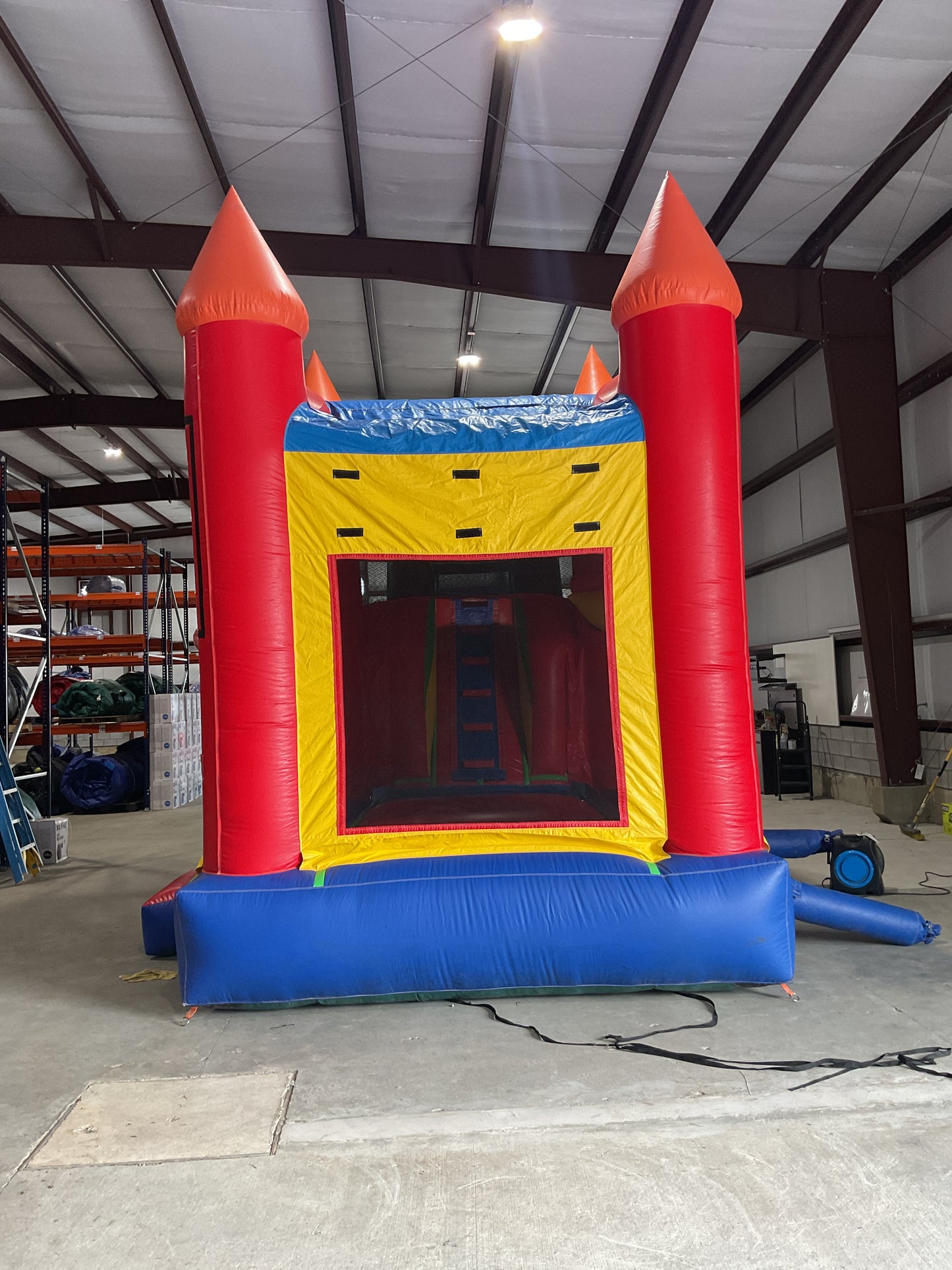 Modular Jump-n-Slide combo with pool