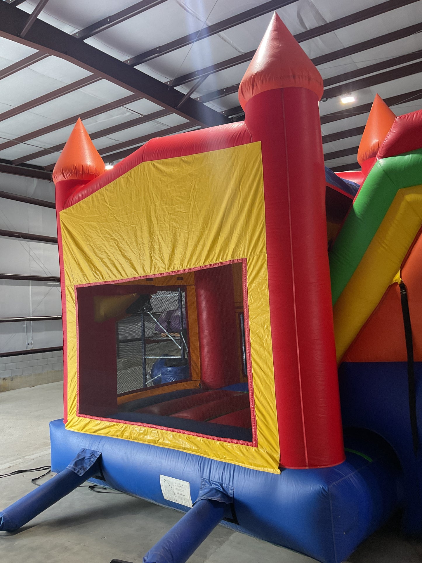 Modular Jump-n-Slide combo with pool