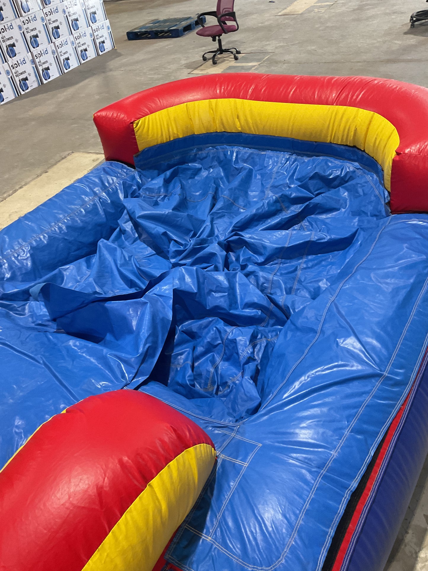 Modular Jump-n-Slide combo with pool