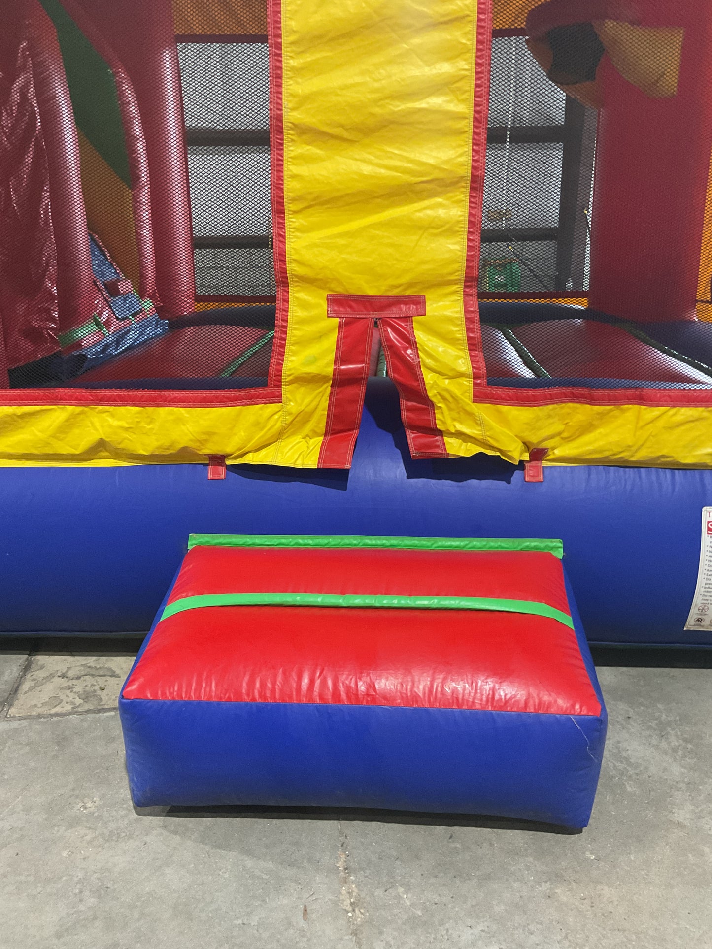 Modular Jump-n-Slide combo with pool