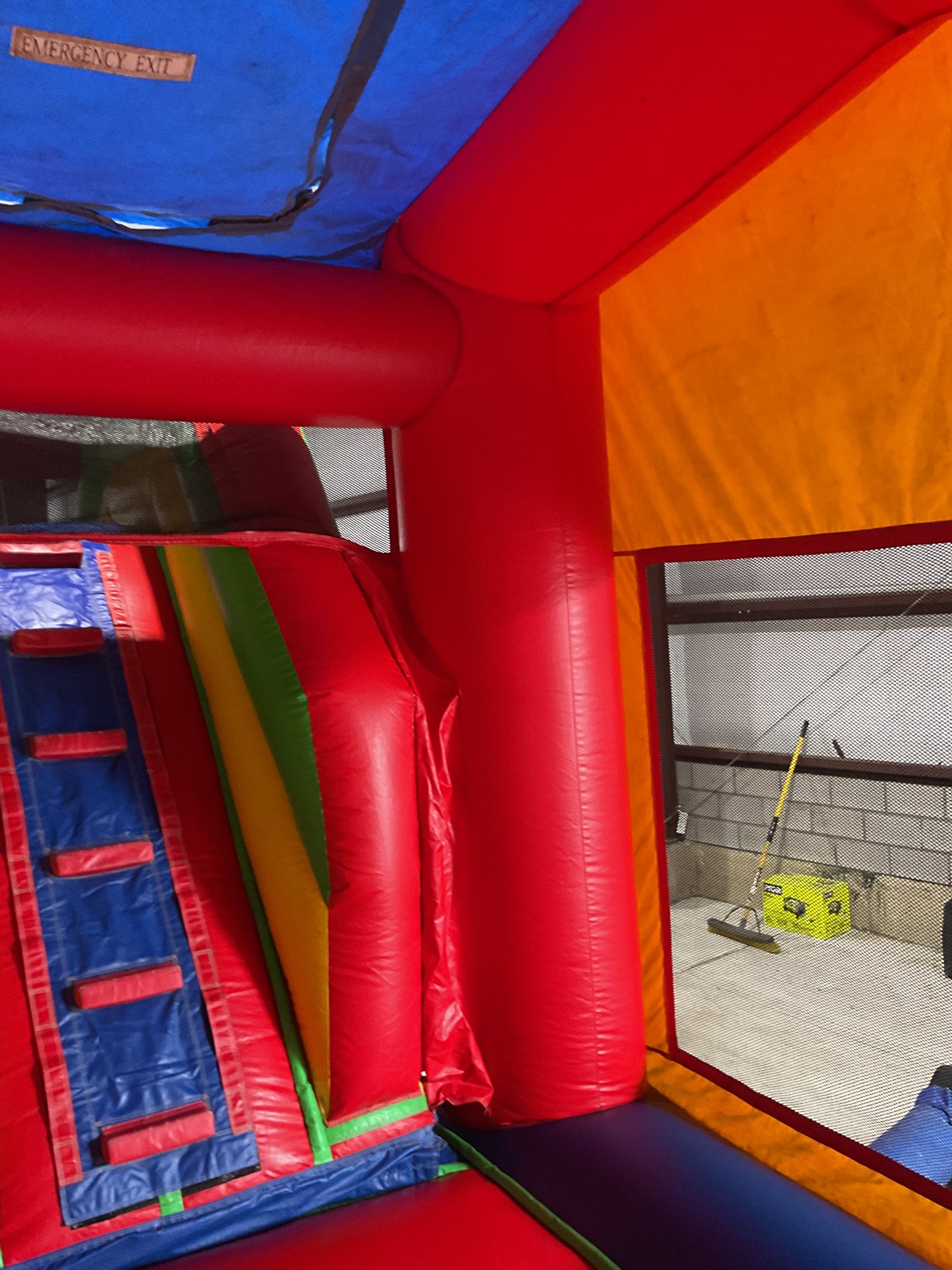 Modular Jump-n-Slide combo with pool