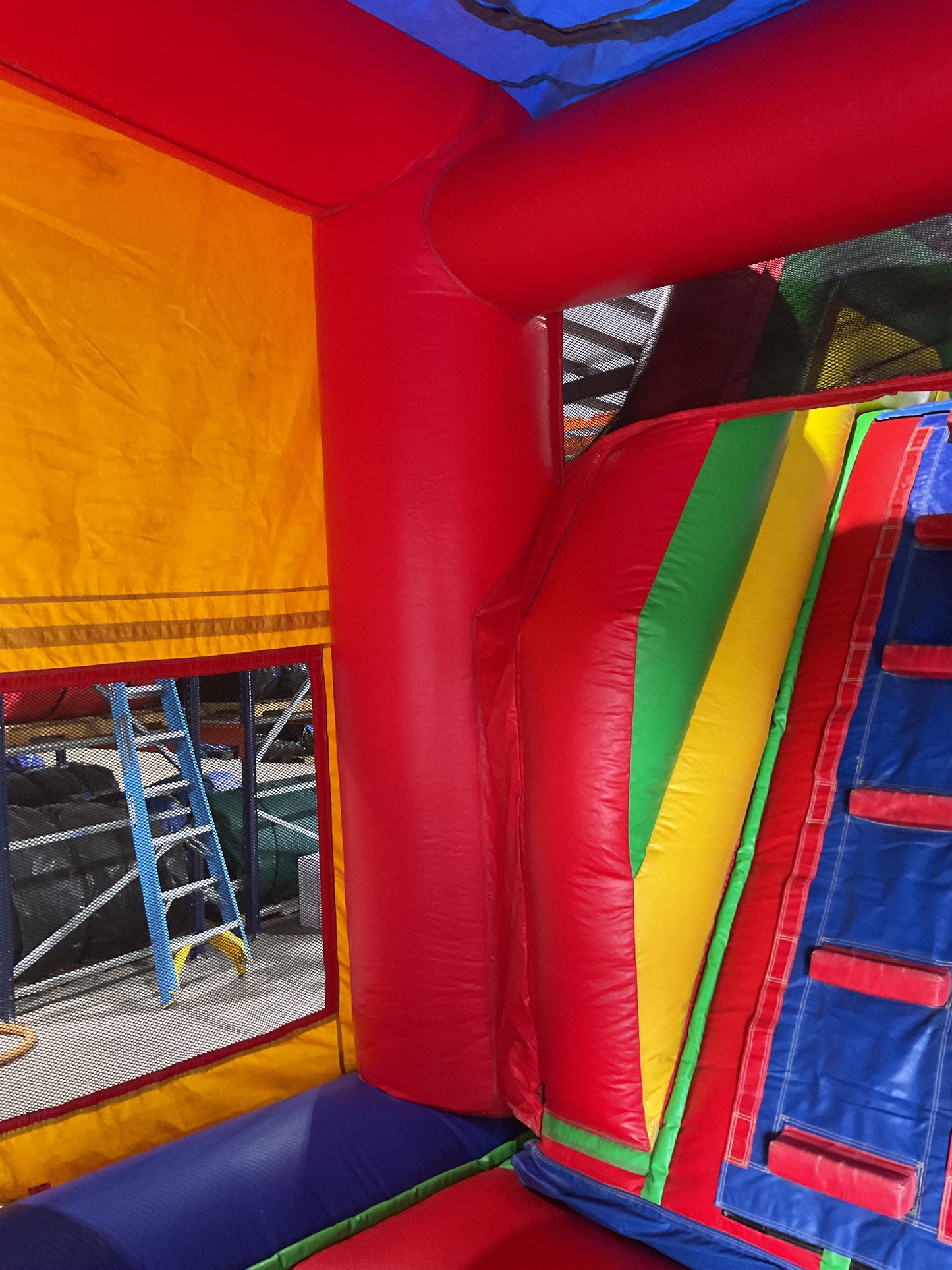 Modular Jump-n-Slide combo with pool