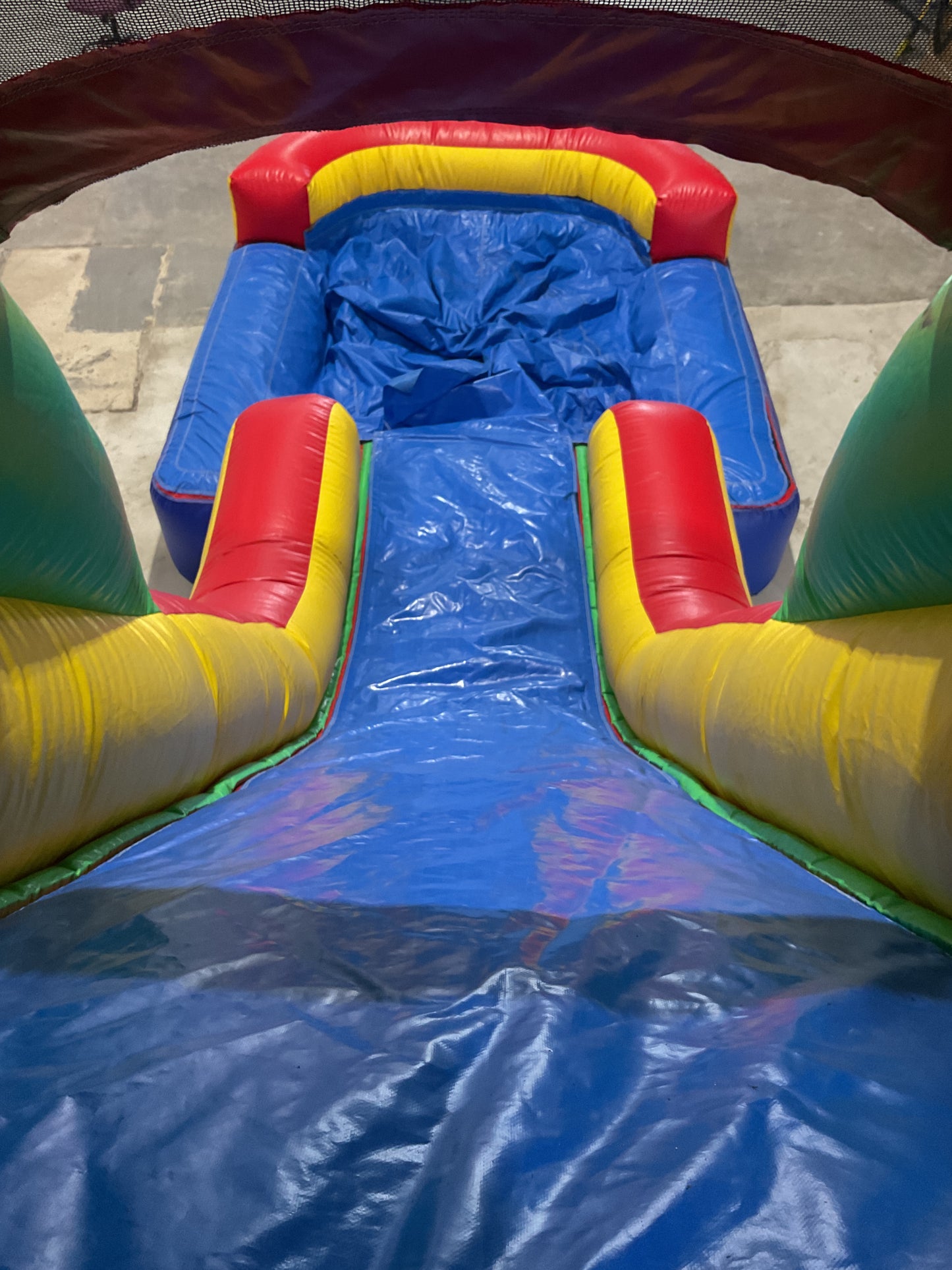 Modular Jump-n-Slide combo with pool