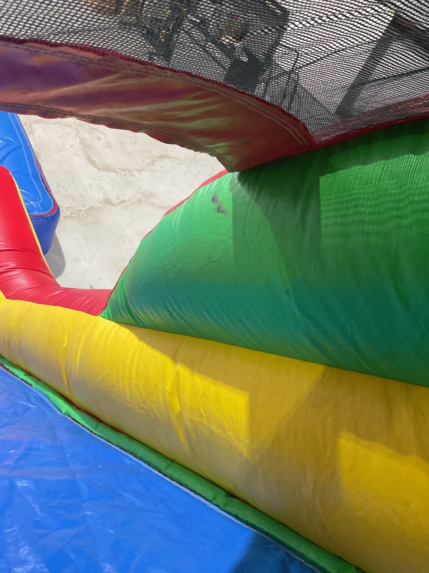 Modular Jump-n-Slide combo with pool