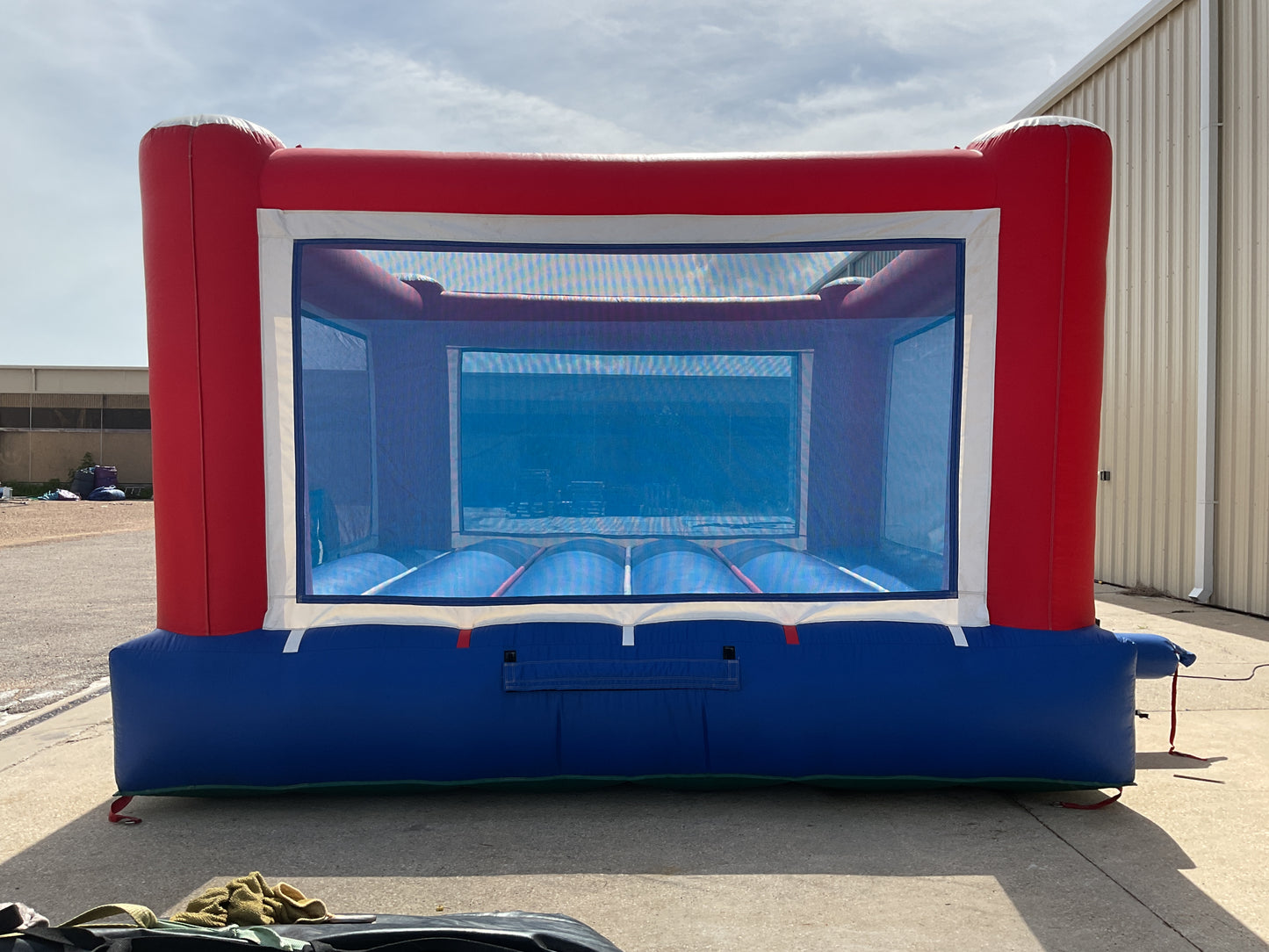 Open top bounce house