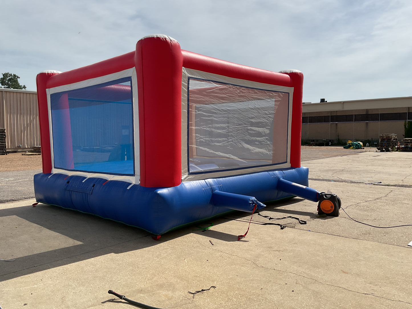 Open top bounce house