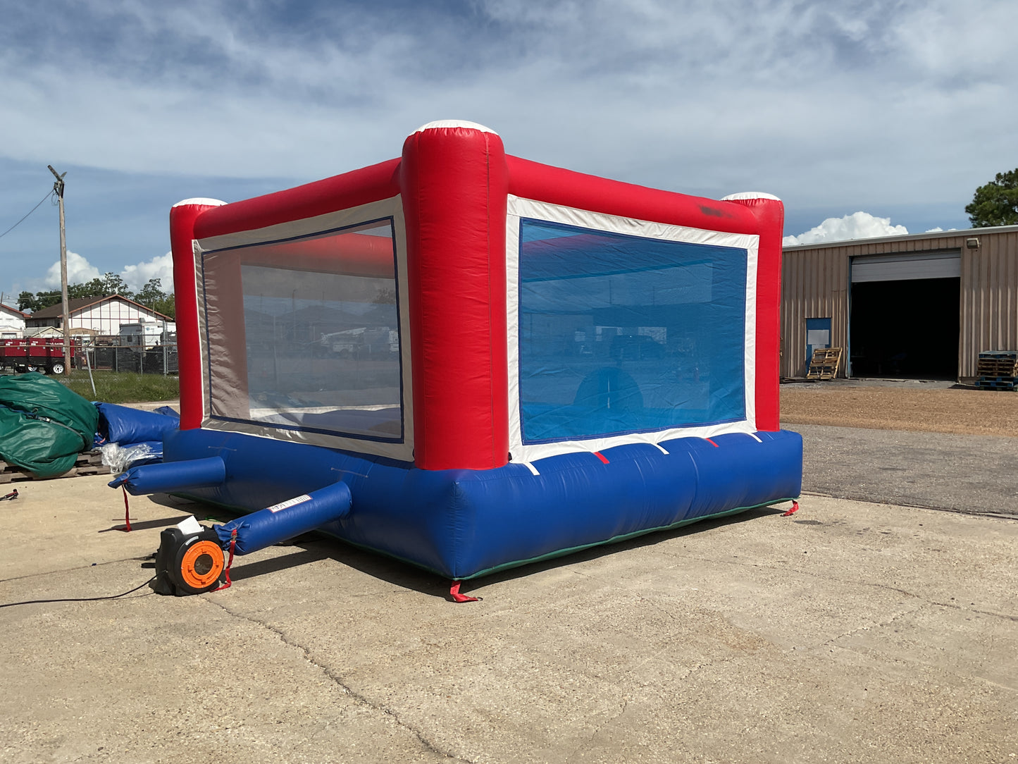 Open top bounce house