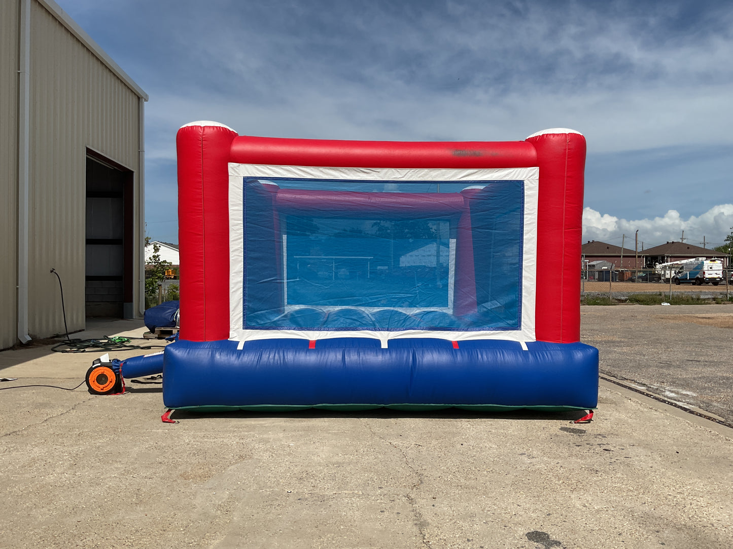 Open top bounce house