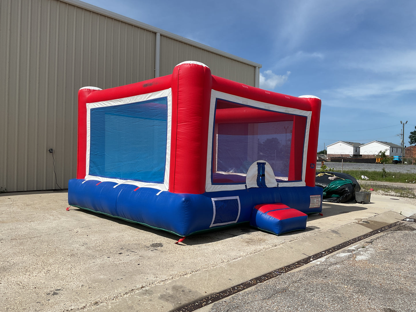 Open top bounce house