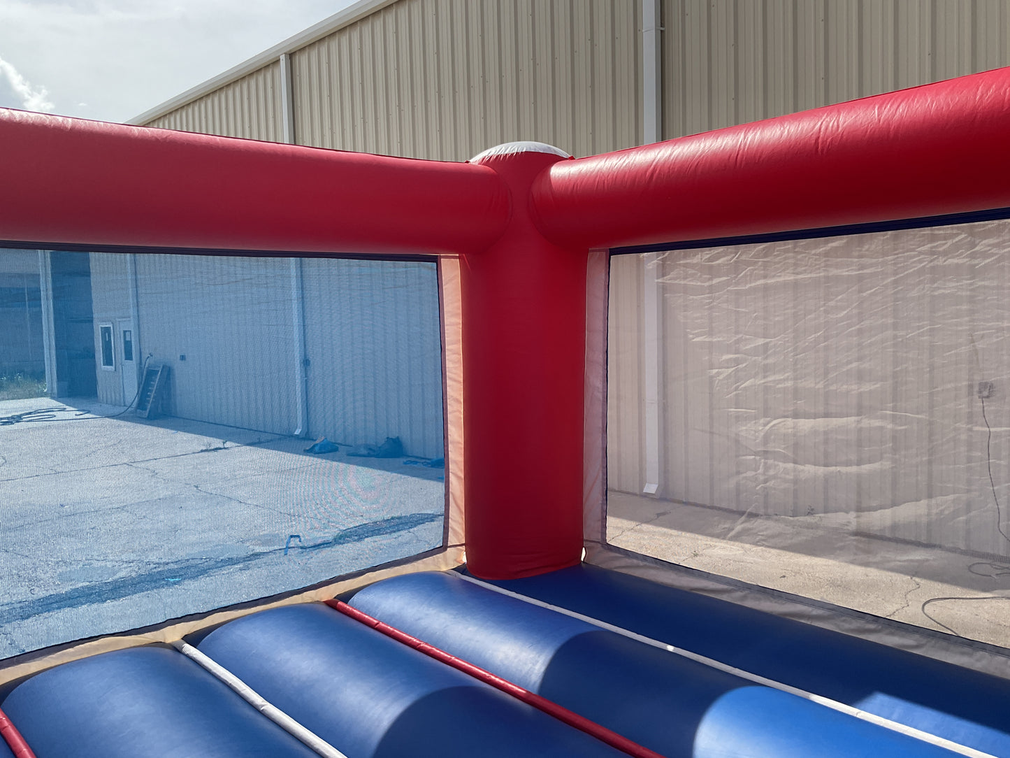 Open top bounce house