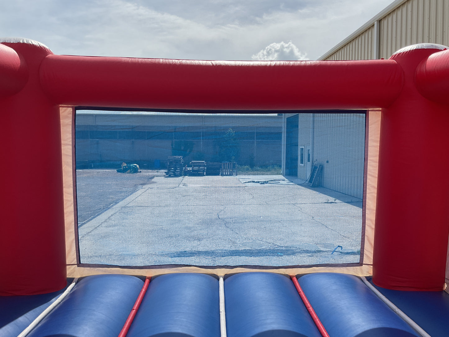 Open top bounce house