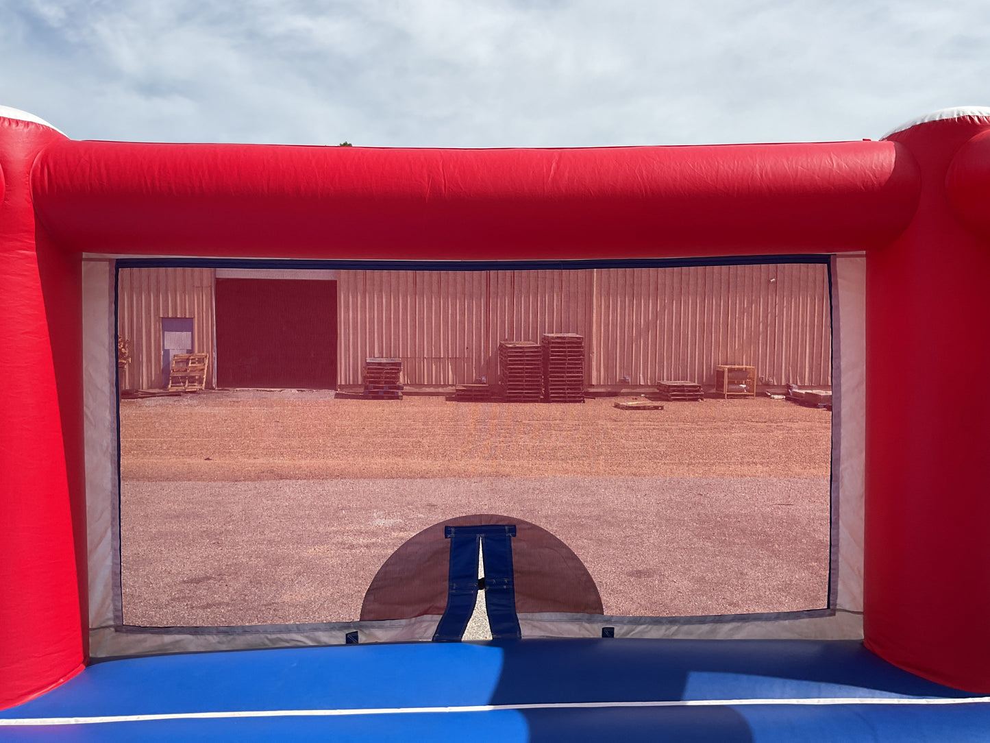 Open top bounce house