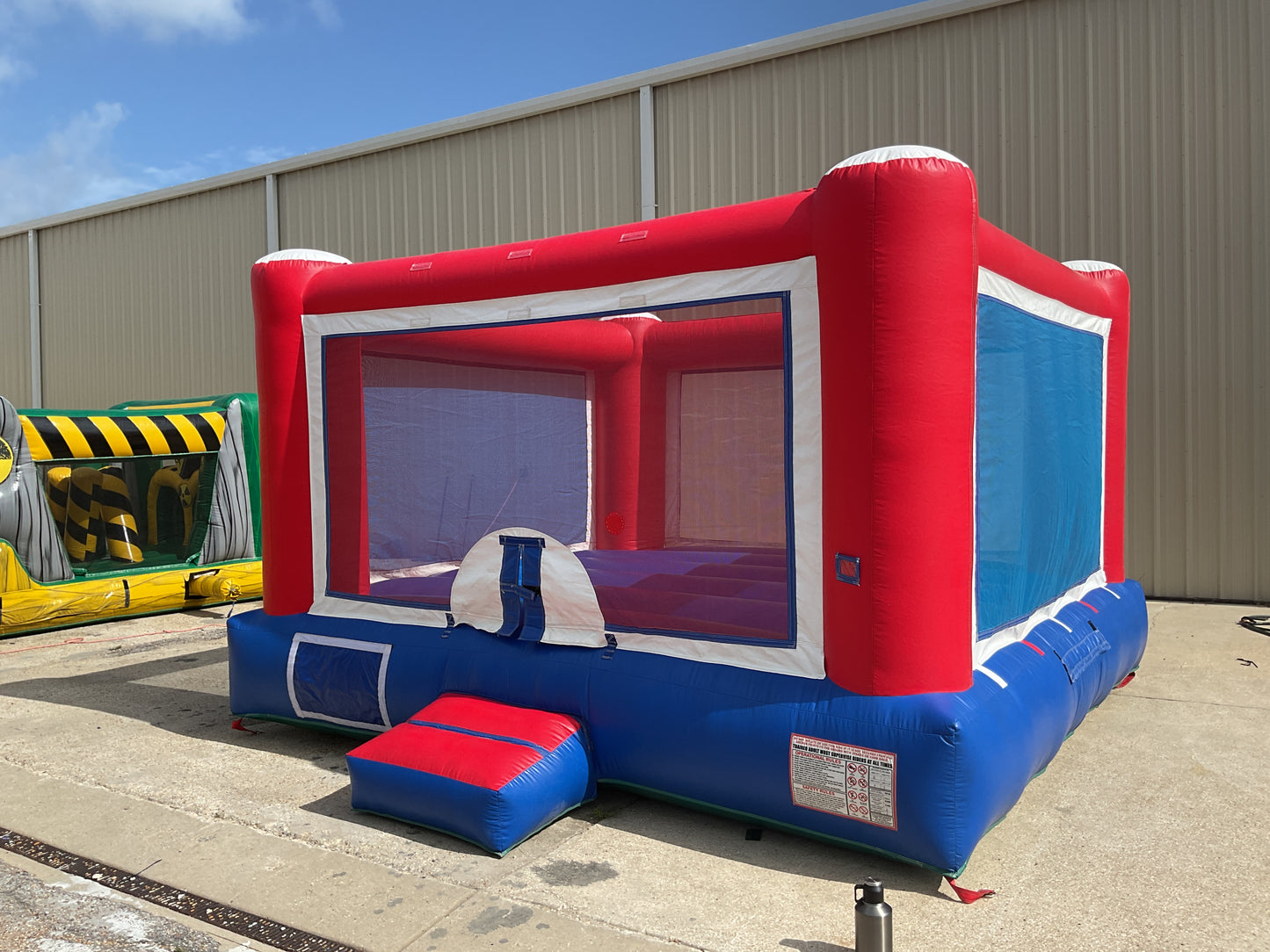 Open top bounce house