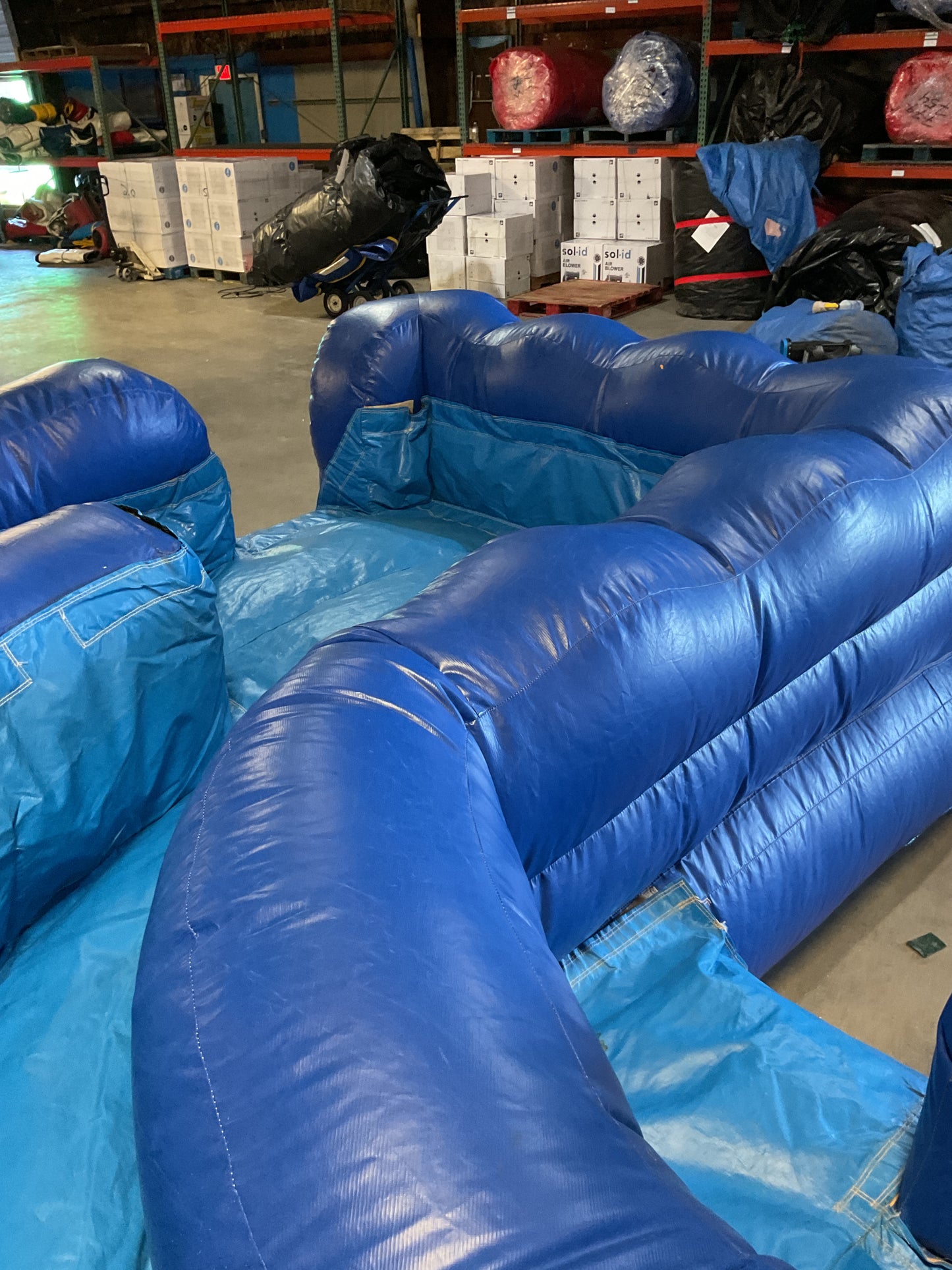 Blue Monster Water Slide