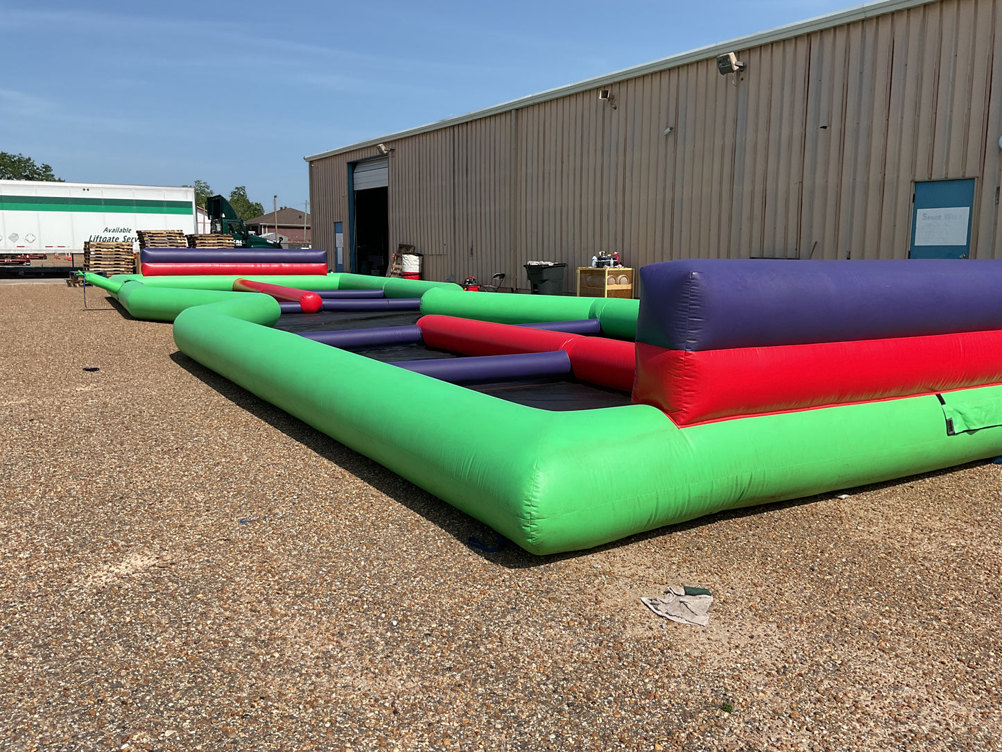 Zorb Track with 2 Zorb balls