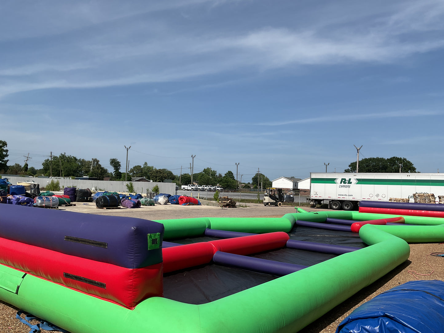 Zorb Track with 2 Zorb balls