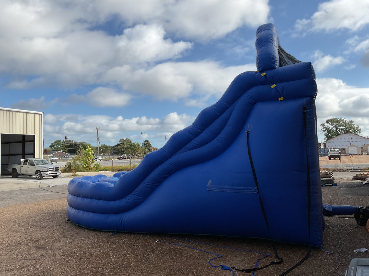 18' Blue Monster dual lane wet/dry Slide