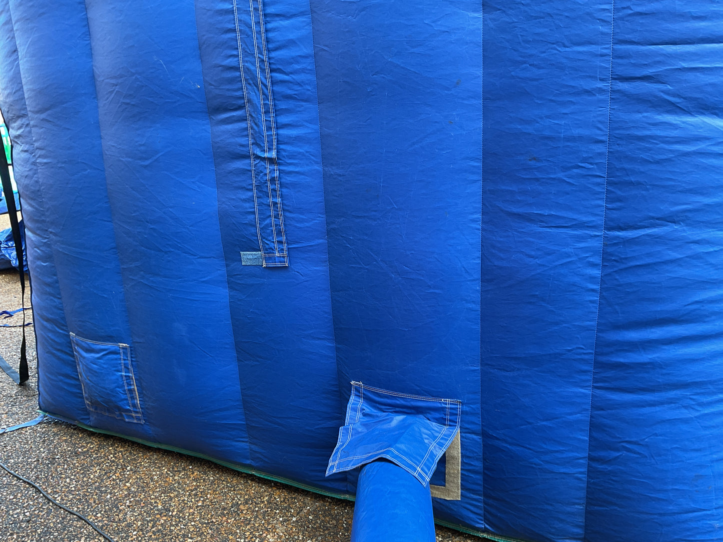 18' Blue Monster dual lane wet/dry Slide