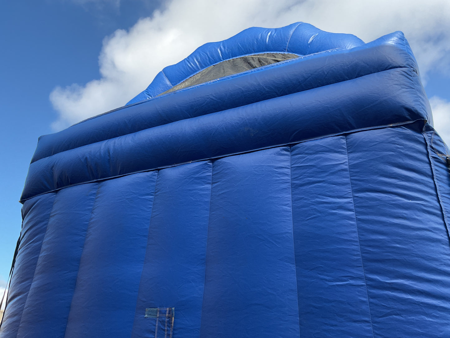 18' Blue Monster dual lane wet/dry Slide