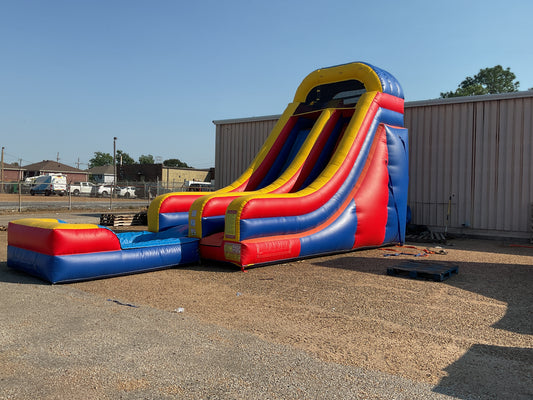 18' Primary Color Slide with pool