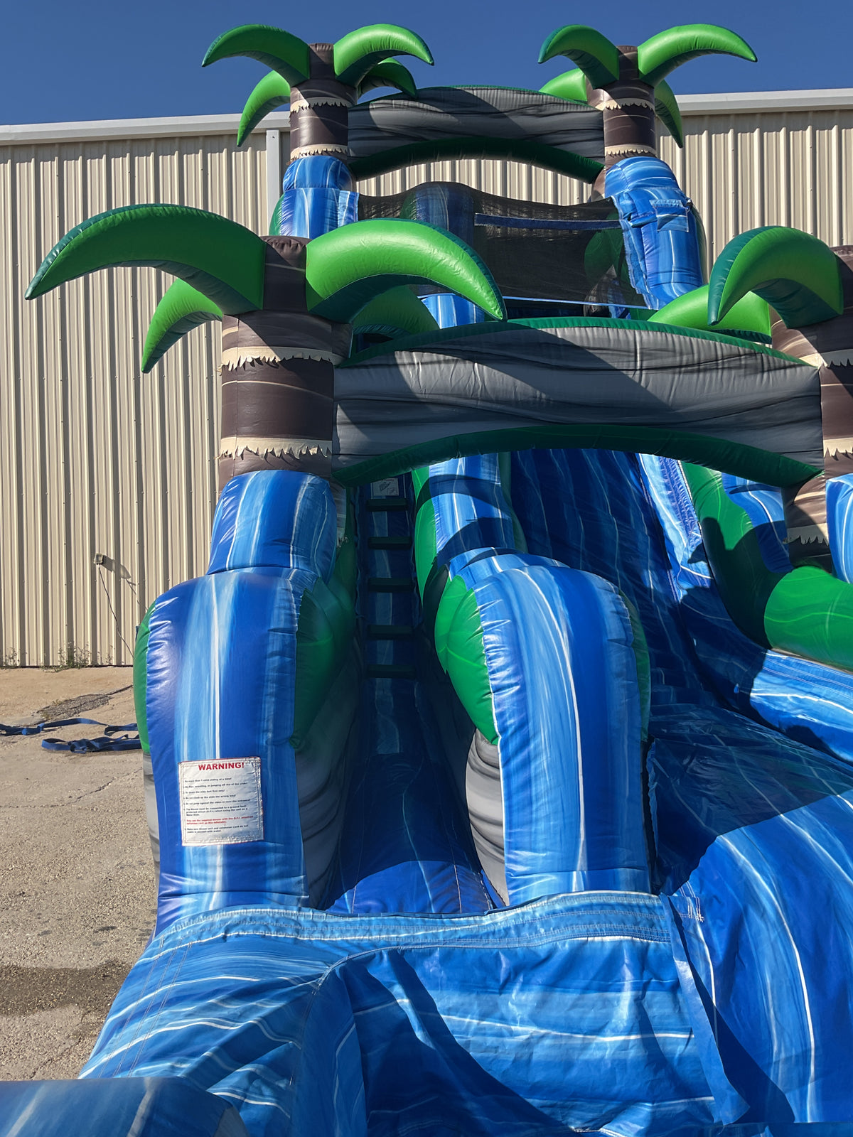 18' Tropical Tsunami Slide with pool