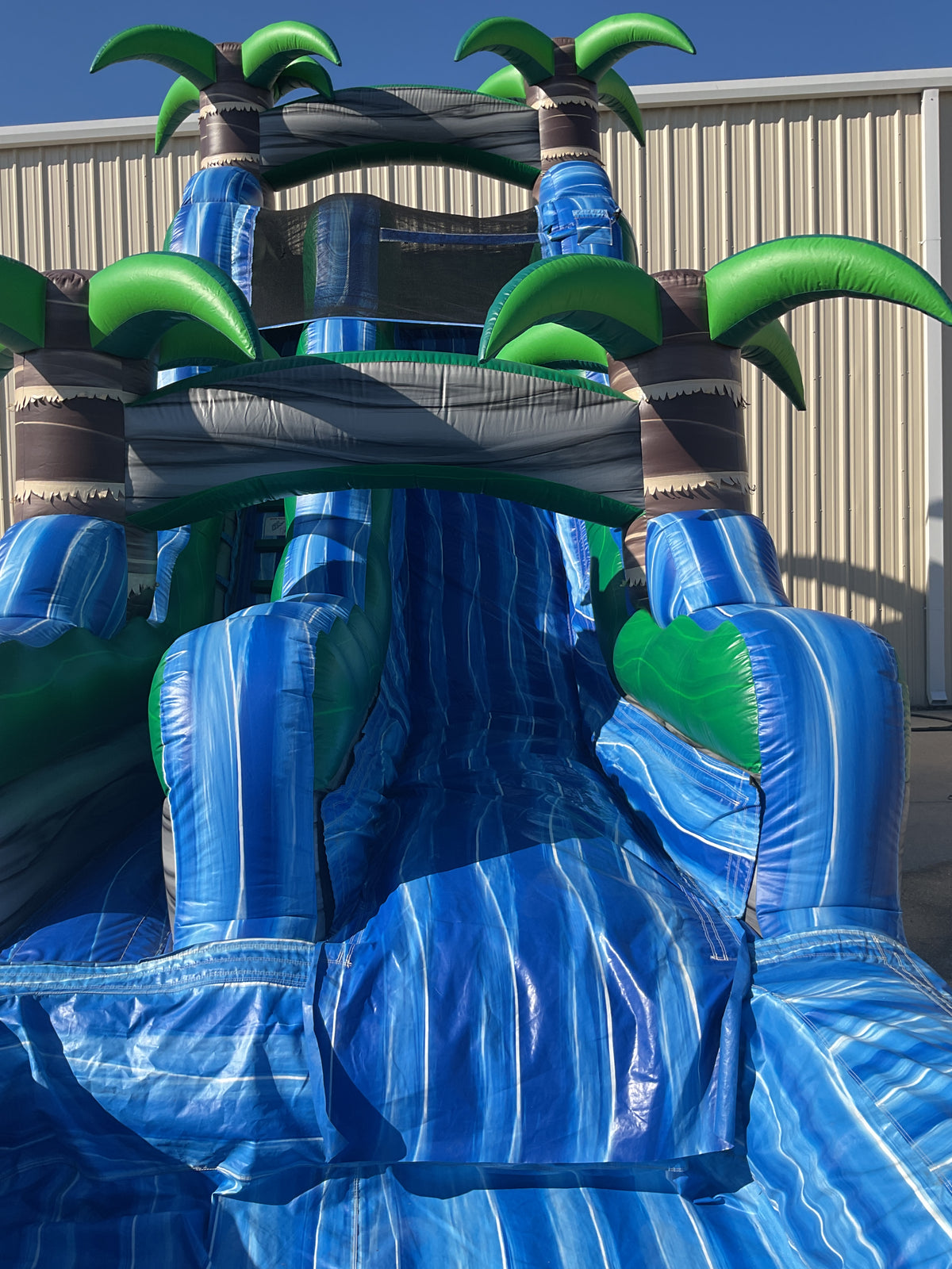 18' Tropical Tsunami Slide with pool