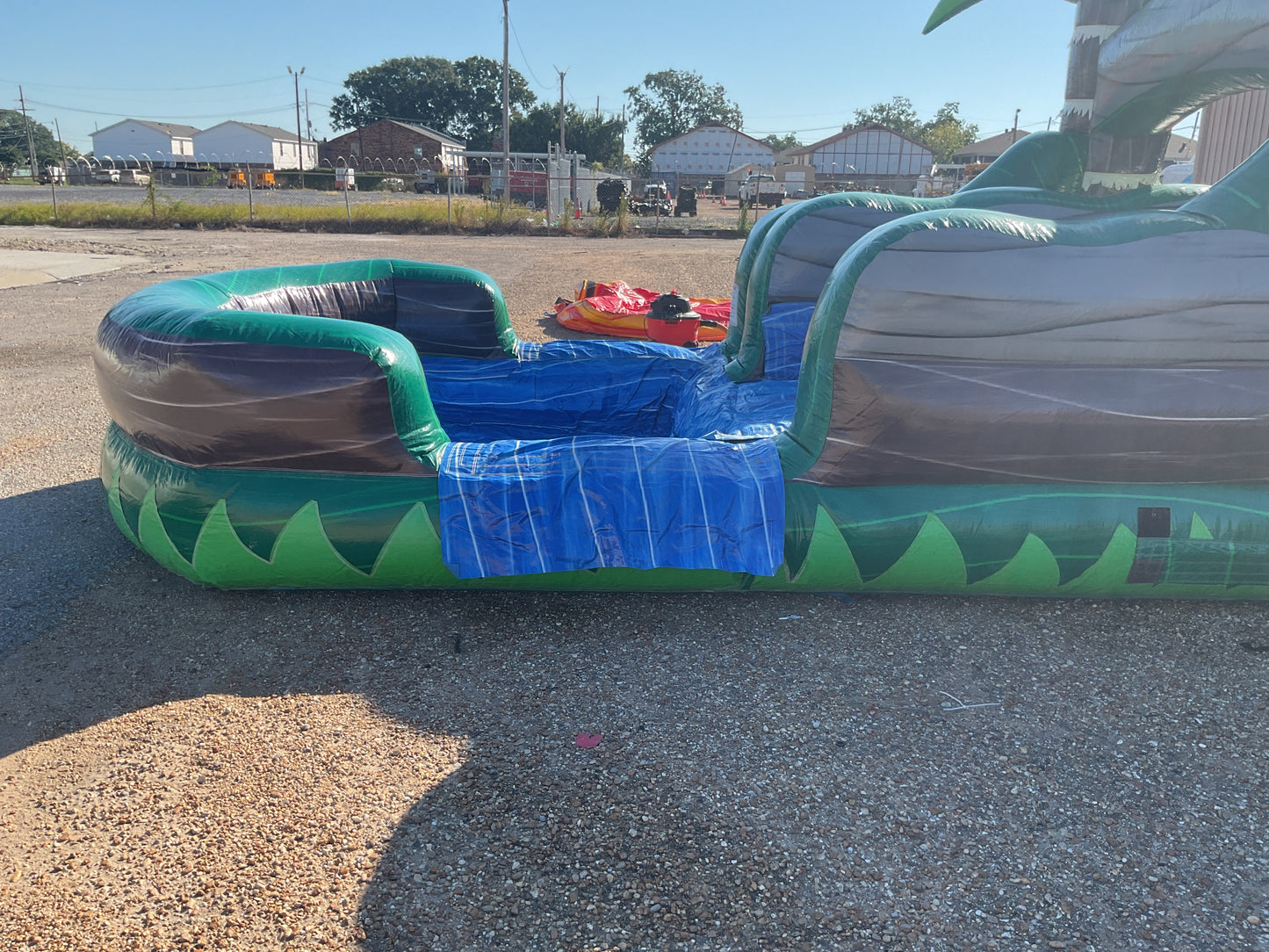 22' Emerald Crush Slide with pool