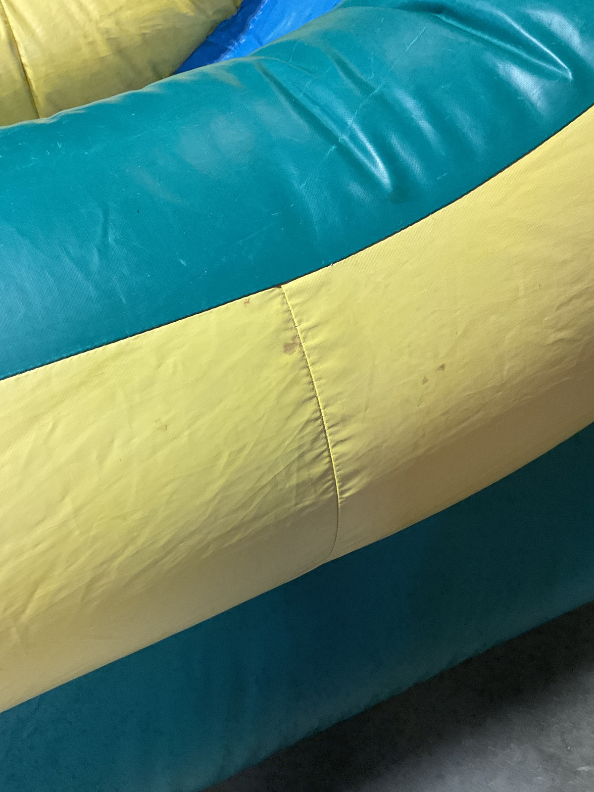 Dual Lane Tropical Combo with detachable pool