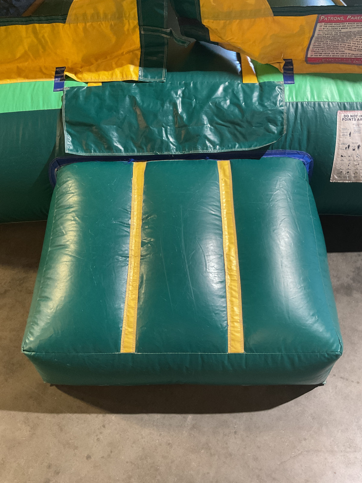 Dual Lane Tropical Combo with detachable pool
