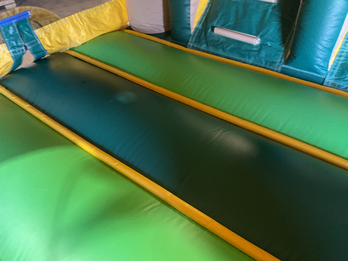 Dual Lane Tropical Combo with detachable pool