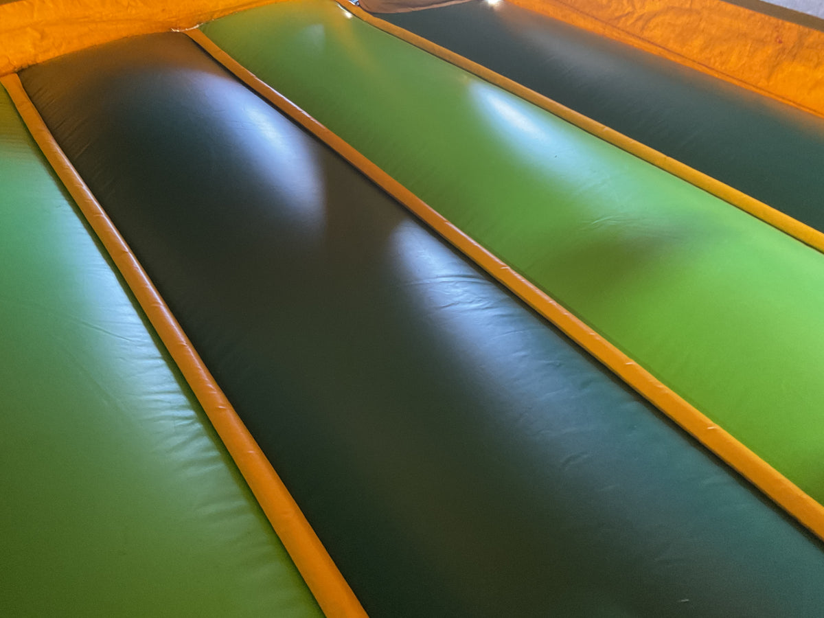 Dual Lane Tropical Combo with detachable pool
