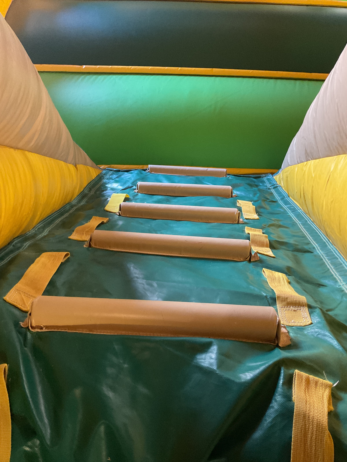 Dual Lane Tropical Combo with detachable pool