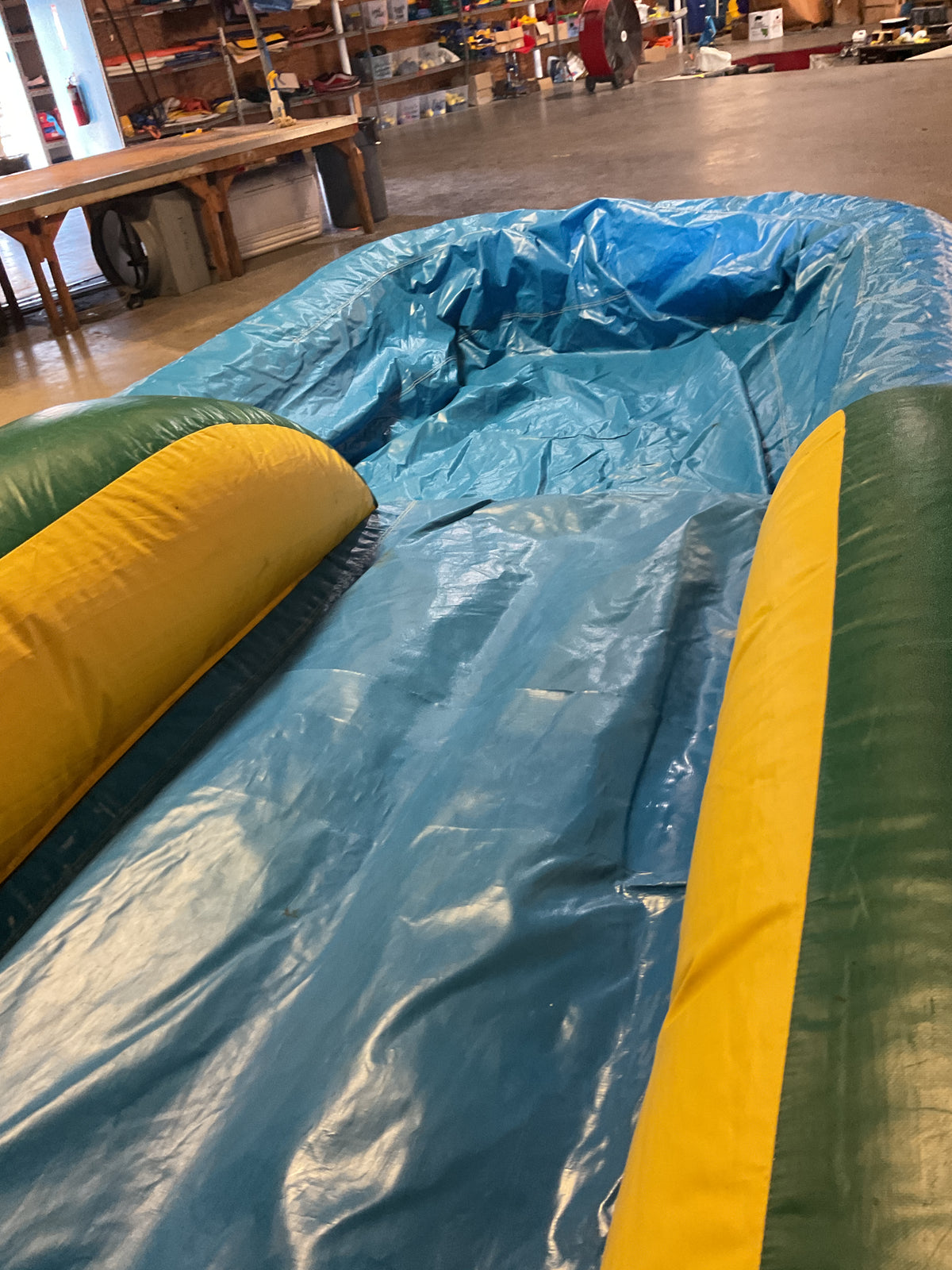 Dual Lane Tropical Combo with detachable pool