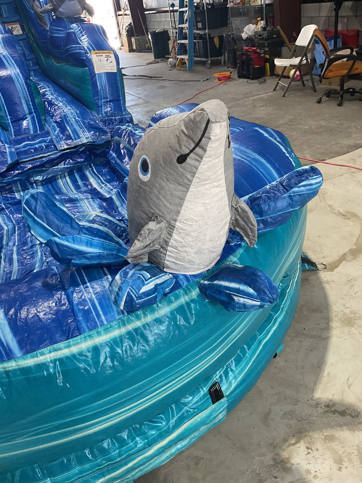 19' Dolphin Slide with pool