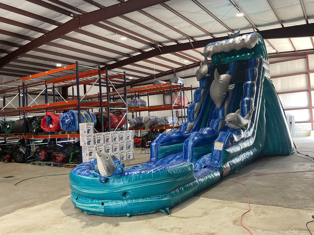 19' Dolphin Slide with pool