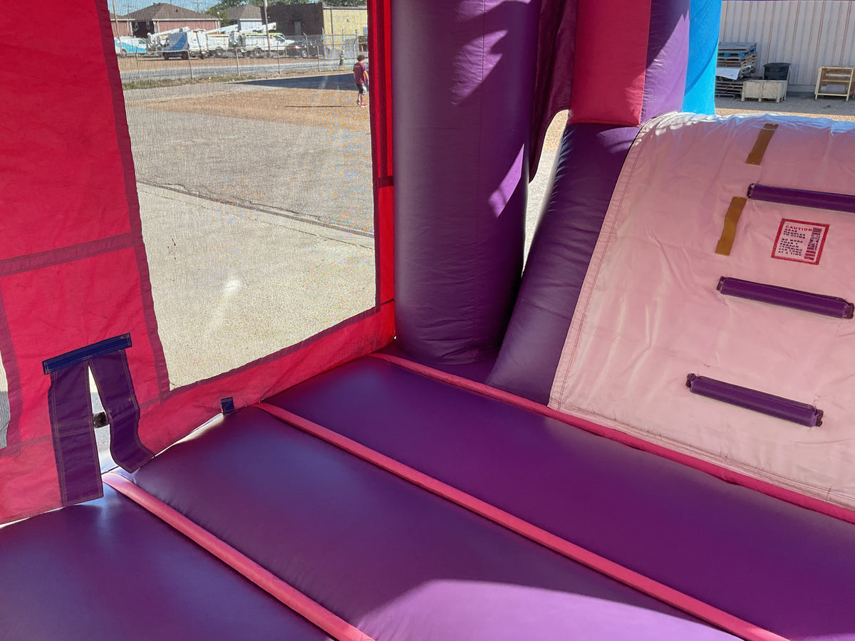 Pink Purple Jump-n-Slide Combo