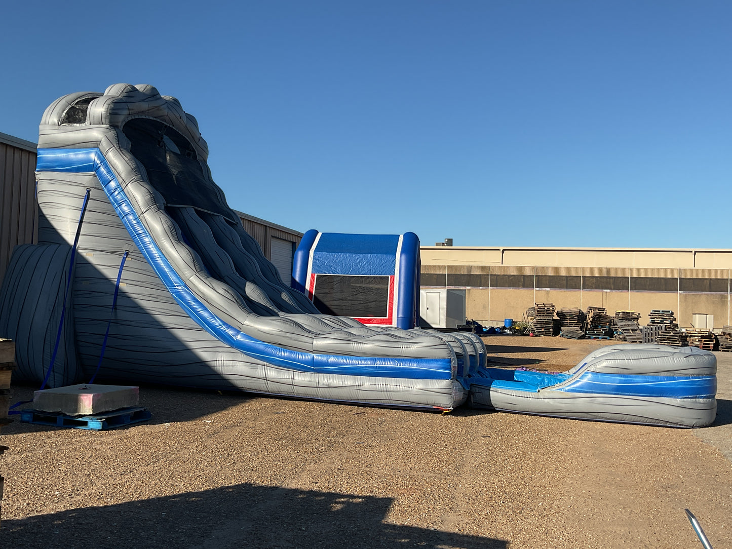 24' Whitewater Falls Slide with pool