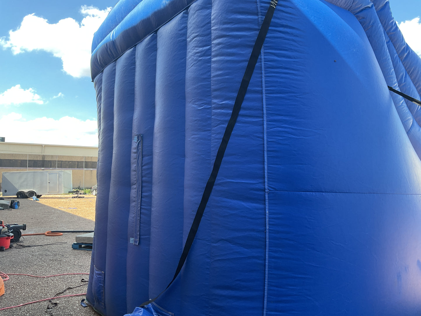 18' Blue Monster dual lane wet/dry Slide