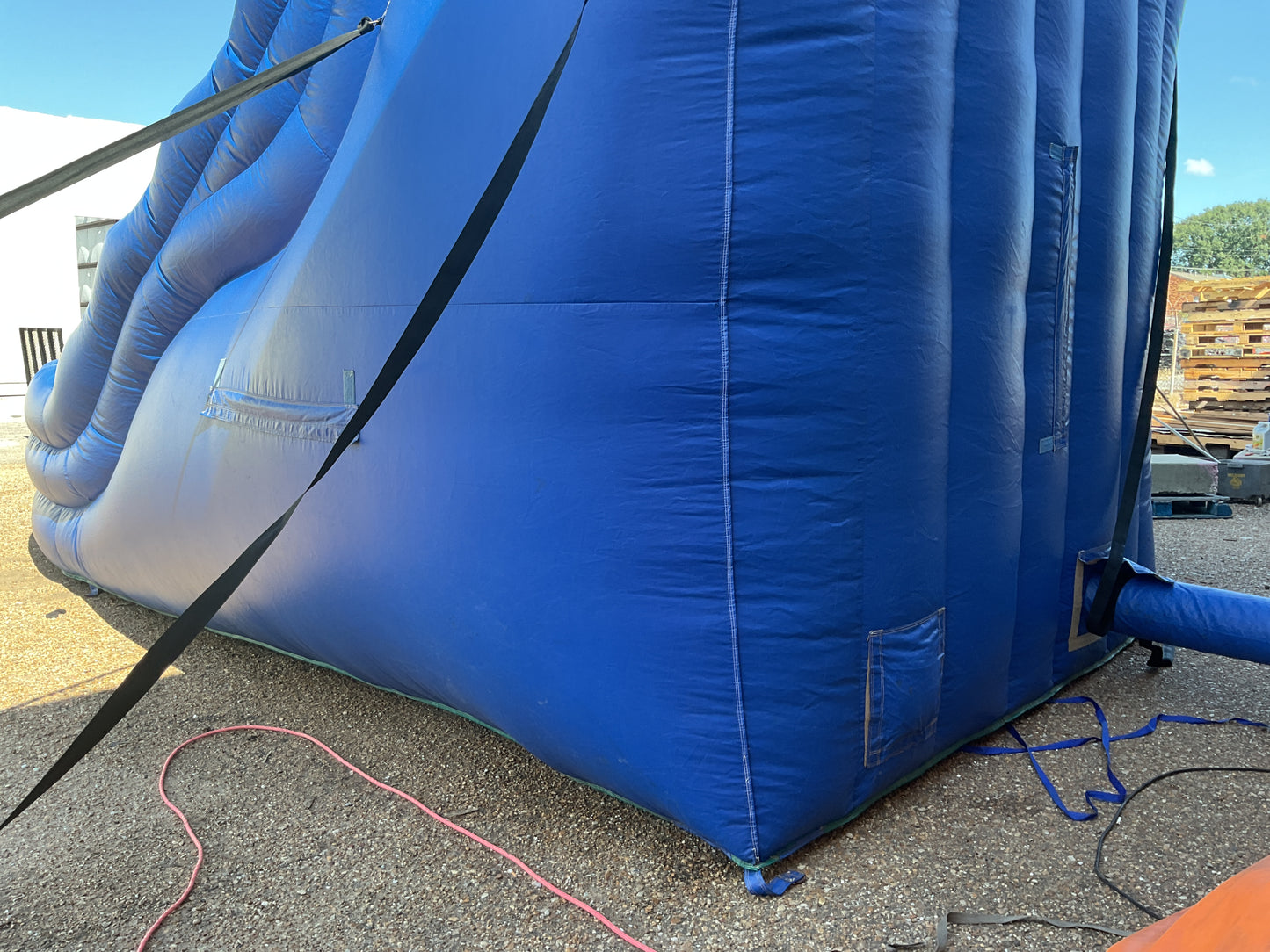 18' Blue Monster dual lane wet/dry Slide