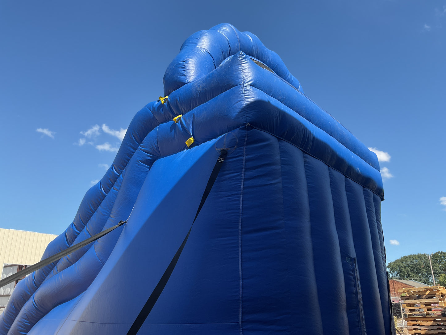 18' Blue Monster dual lane wet/dry Slide