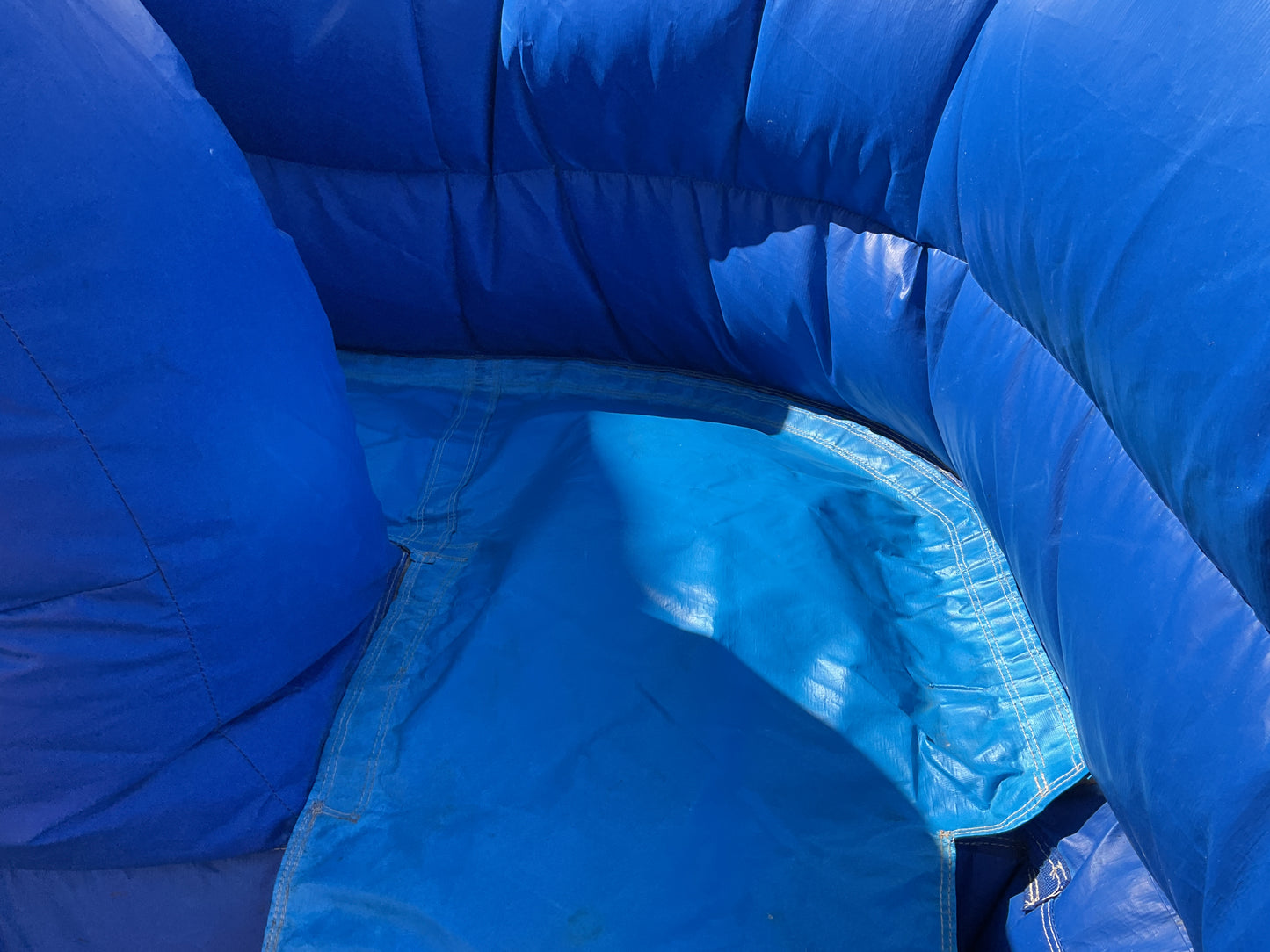 18' Blue Monster dual lane wet/dry Slide