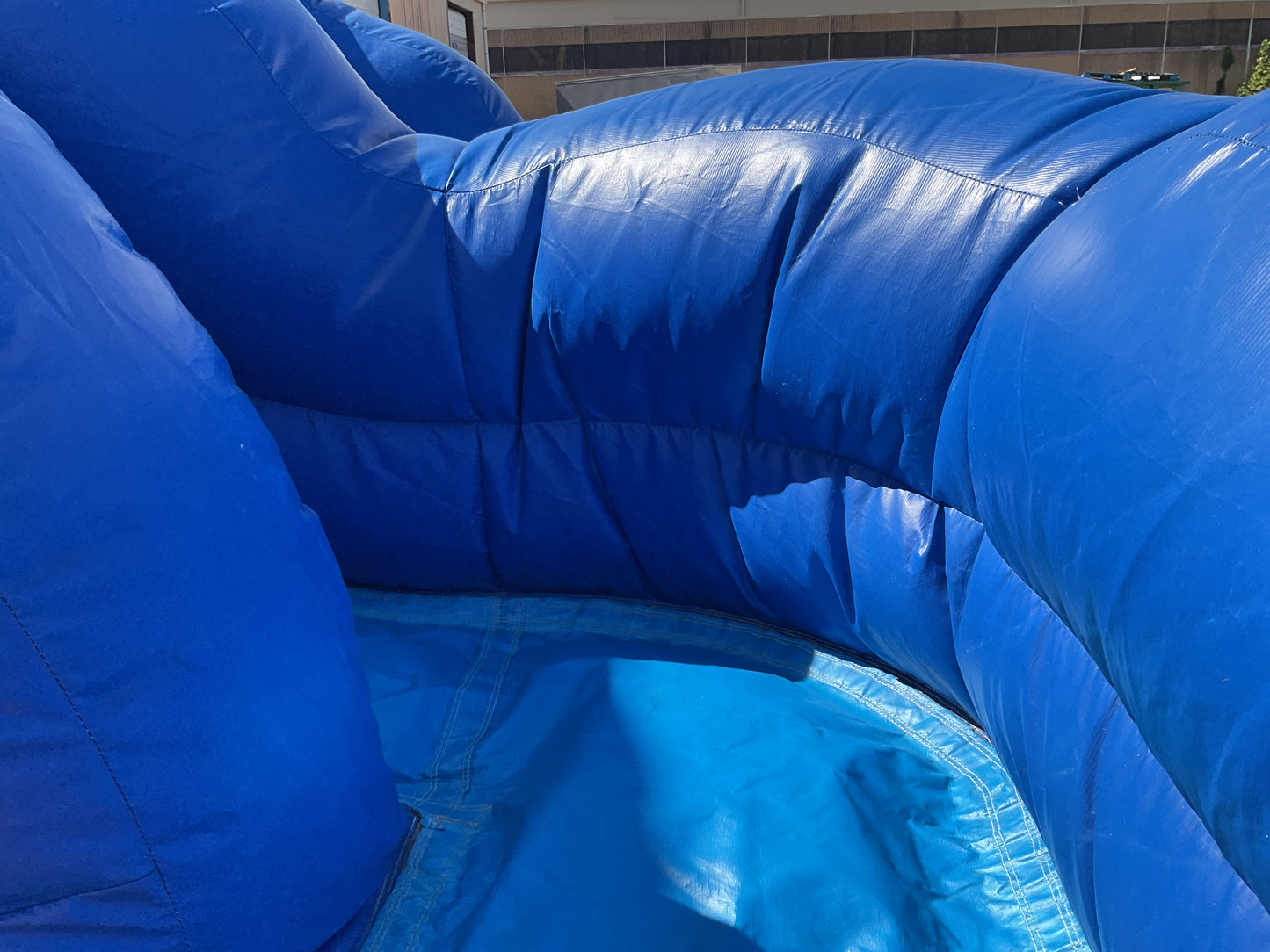 18' Blue Monster dual lane wet/dry Slide
