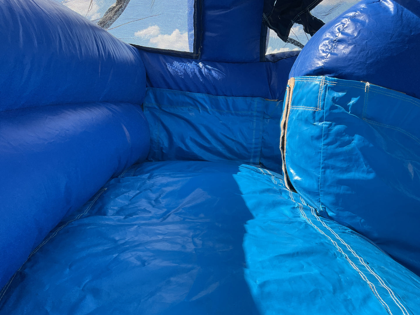 18' Blue Monster dual lane wet/dry Slide