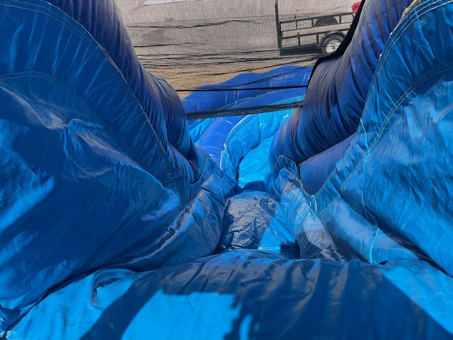 18' Blue Monster dual lane wet/dry Slide