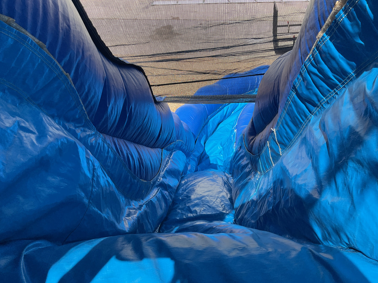 18' Blue Monster dual lane wet/dry Slide